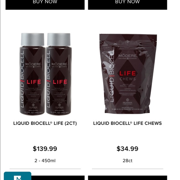 Modere Liquid Biocell Life and Pure - Picture 7 of 7